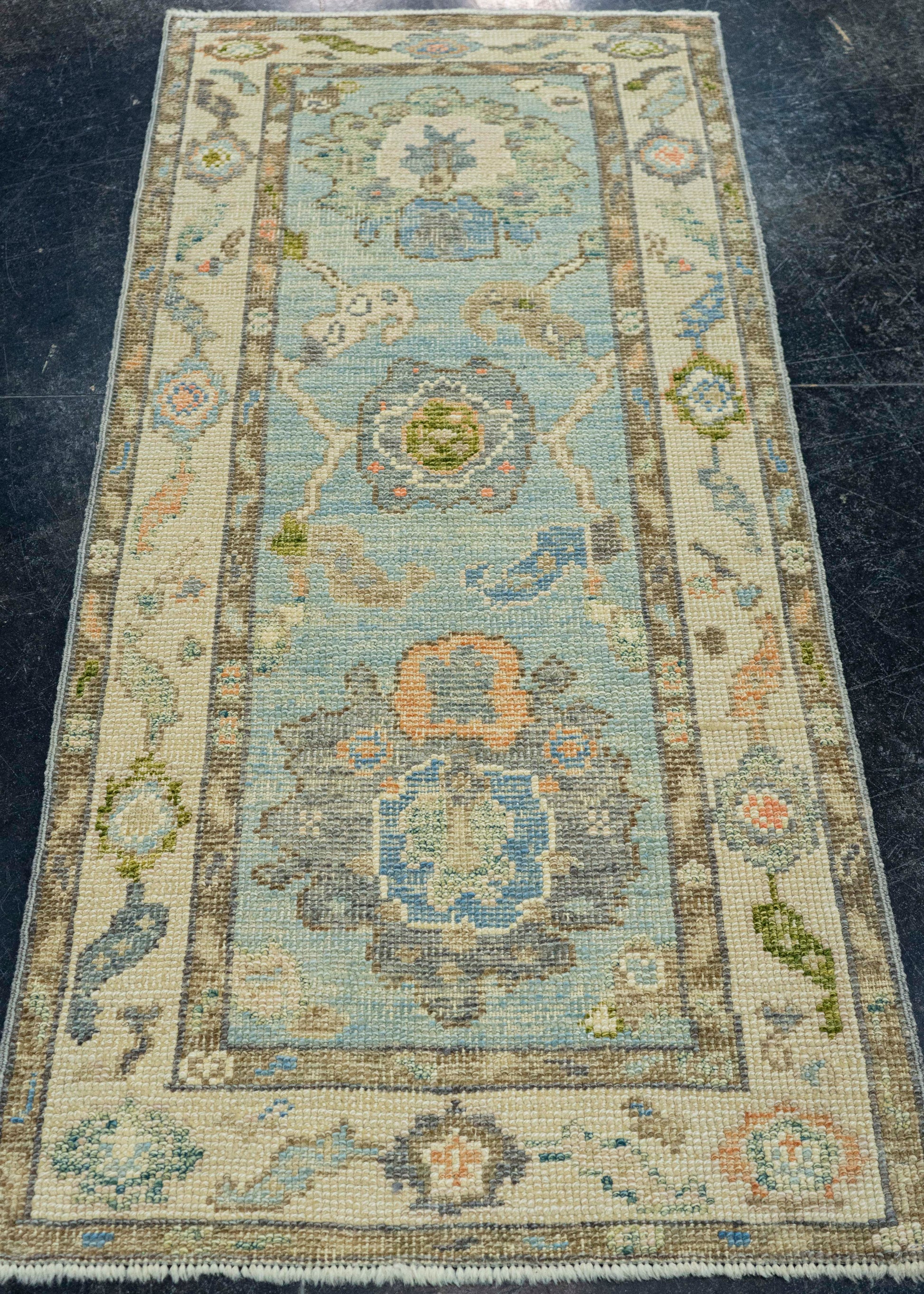 Turkish Oushak Rug 2'2"x 4'10" #20110
