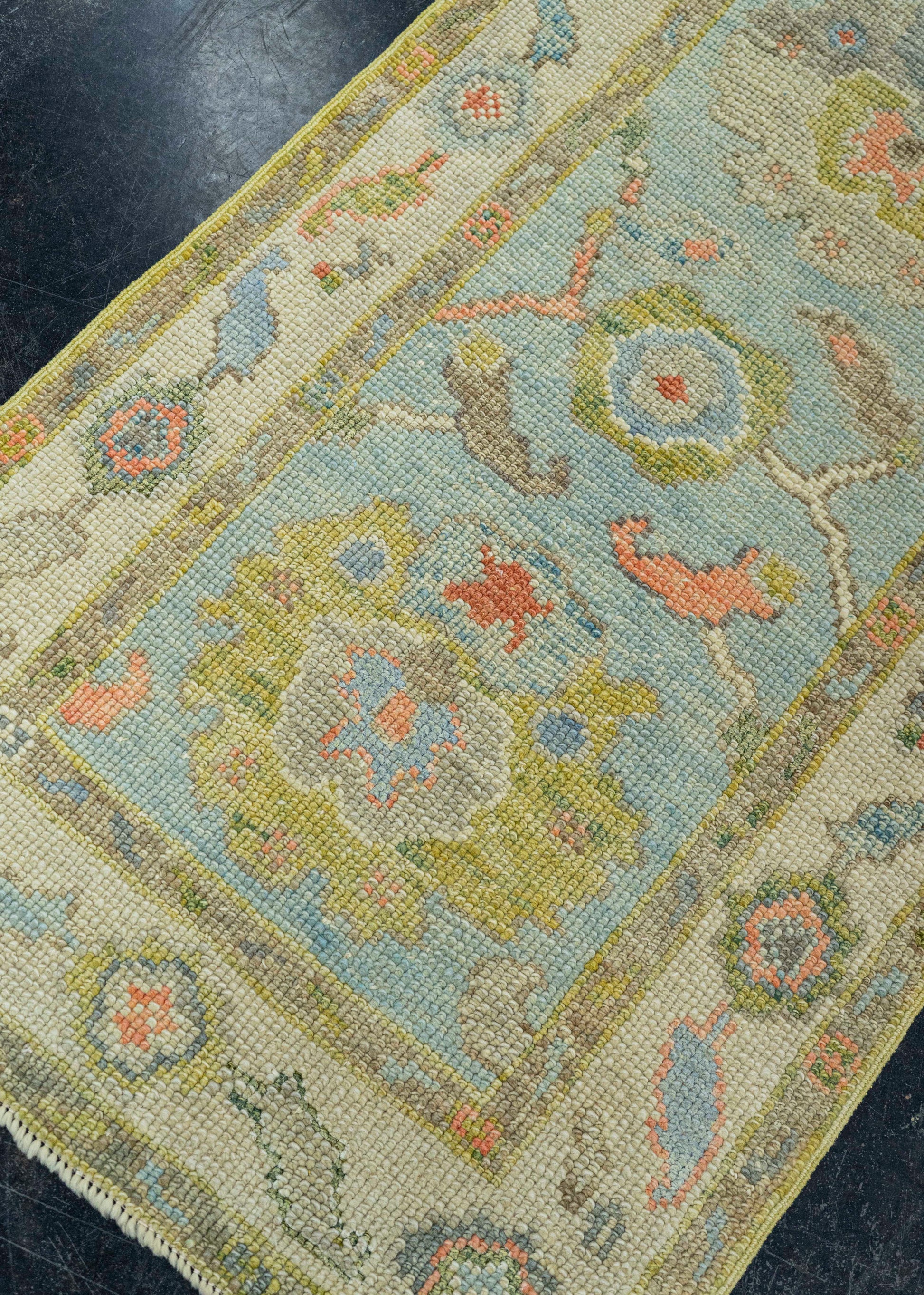 Turkish Oushak Rug 2'4"x 5'10" #20124