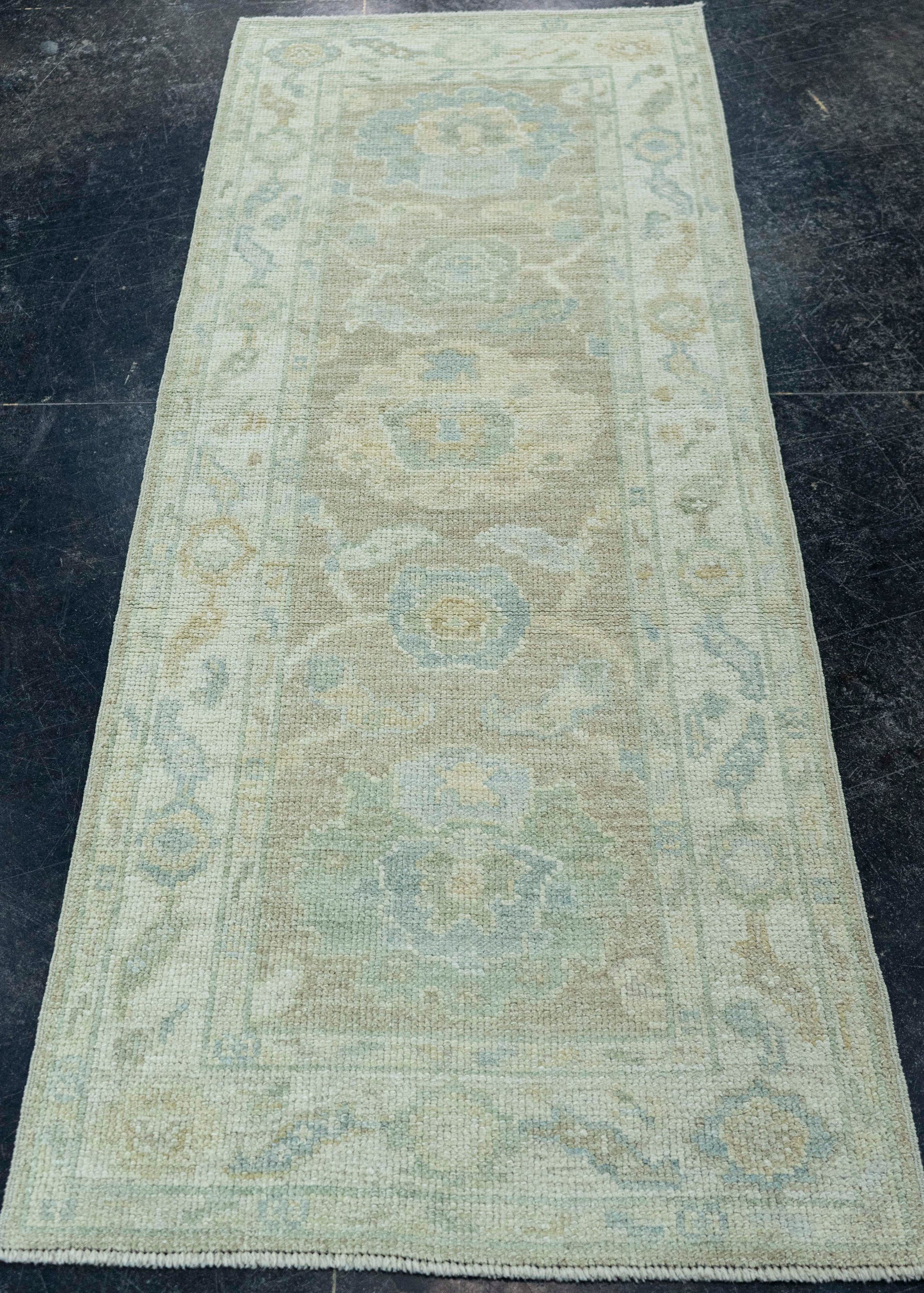 Turkish Oushak Rug 2'3"x 6' #19267
