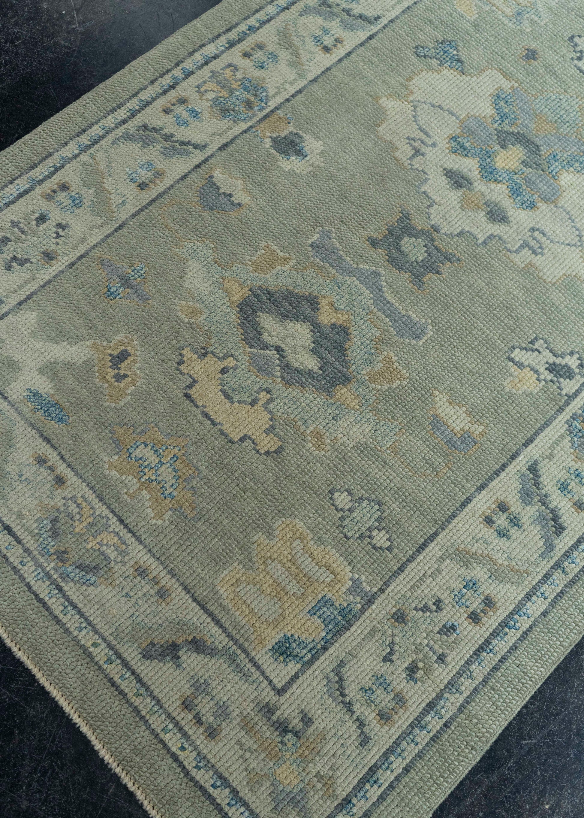 Turkish Oushak Rug 2'10"x 5'6" #19191
