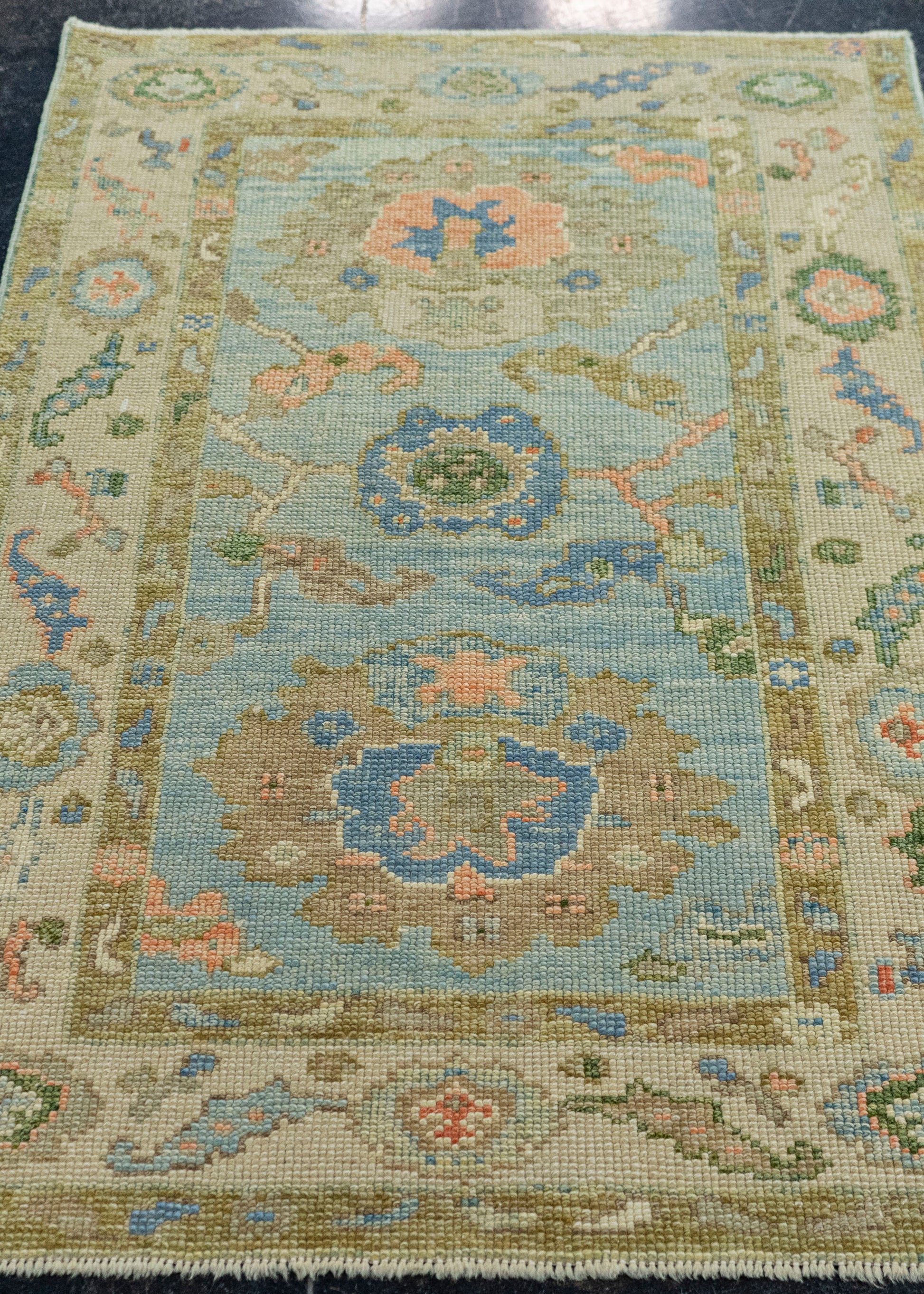 Turkish Oushak Rug 2'10"x 4'7" #20113
