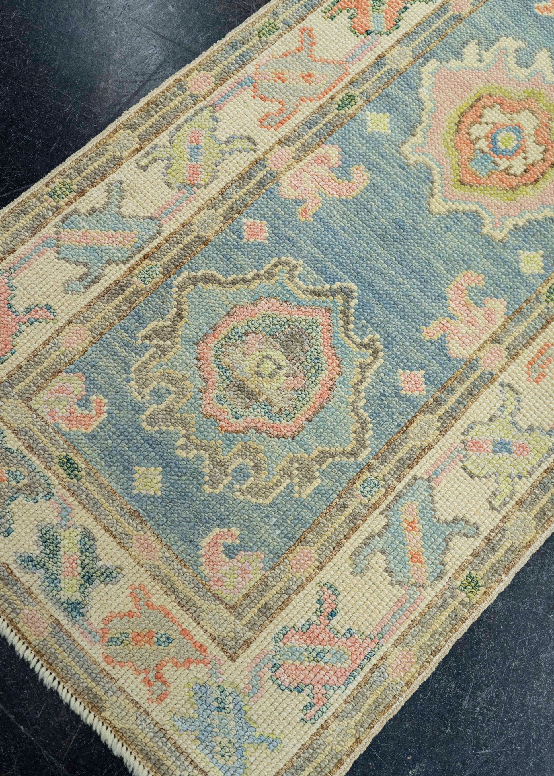 Turkish Oushak Rug 2'x 5' #20123