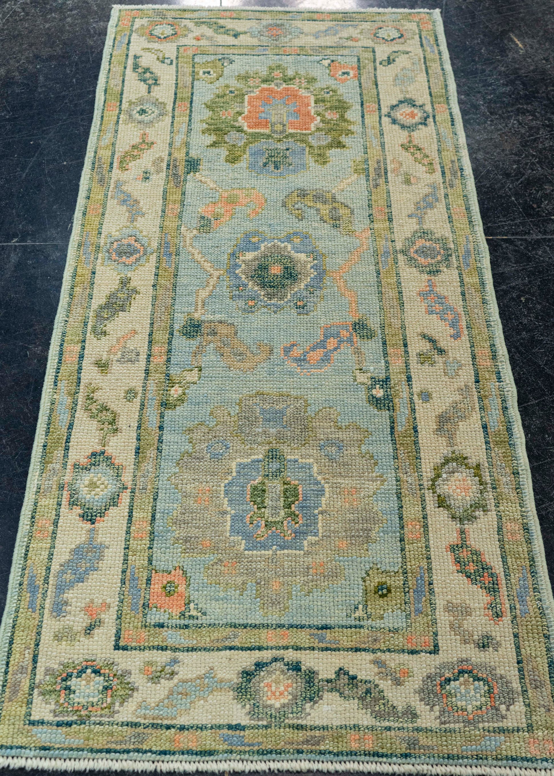 Turkish Oushak Rug 2'4"x 5'3" #20116