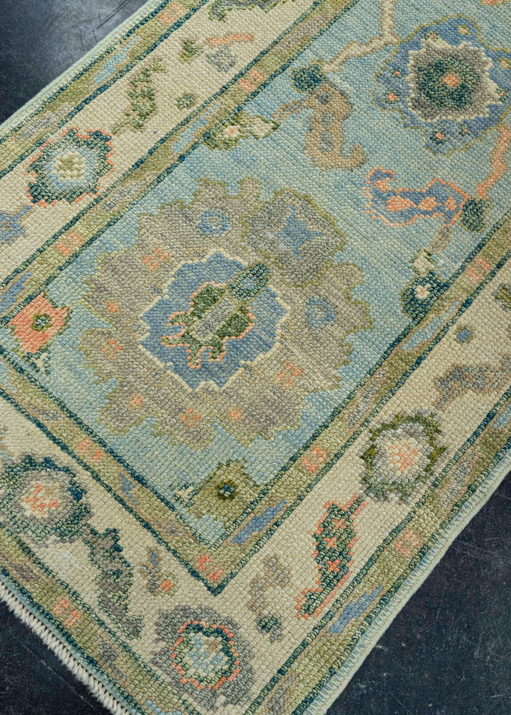 Turkish Oushak Rug 2'4"x 5'3" #20116