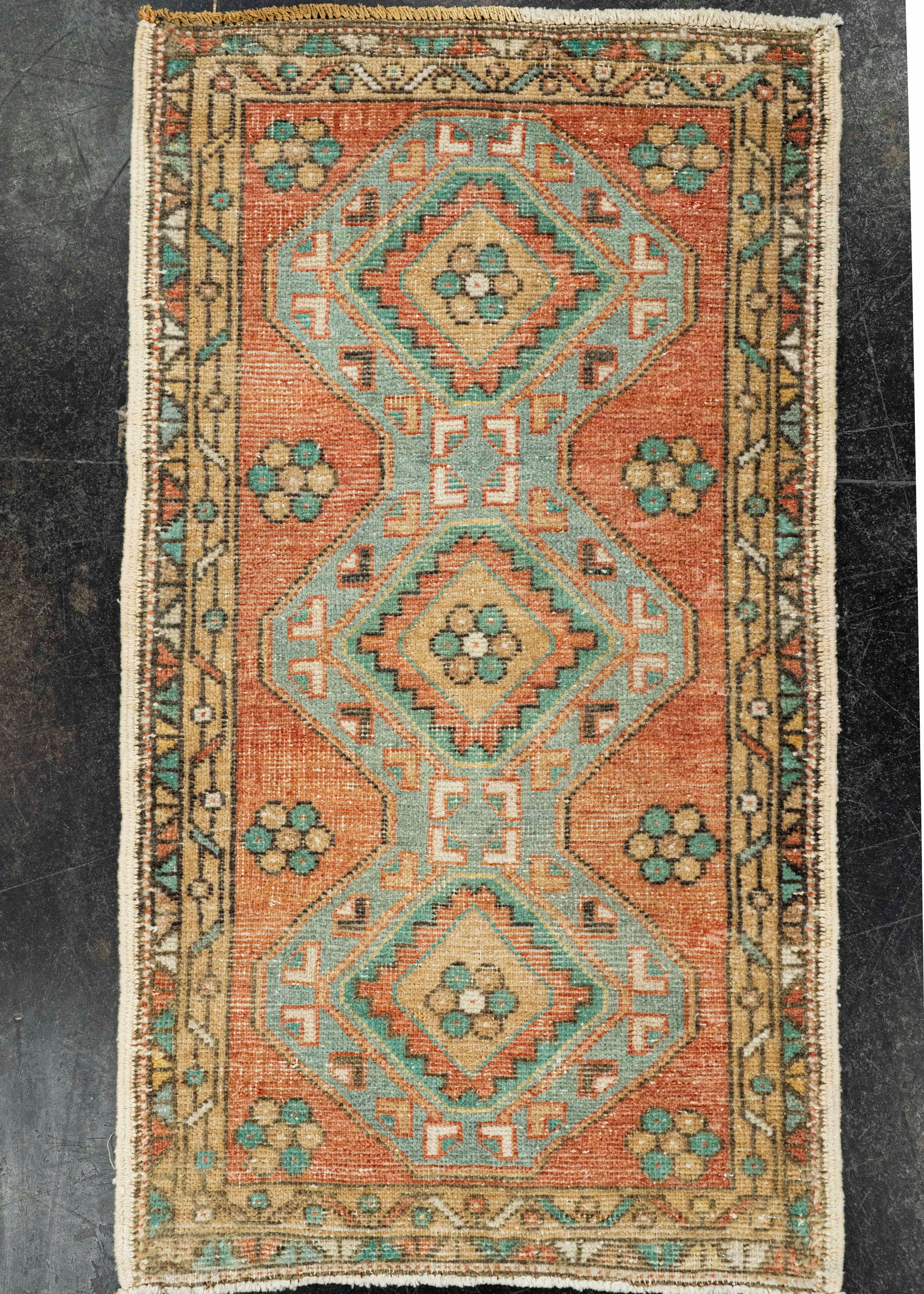 Turkish Yastik Rug  1'10" x  3'3" #22657