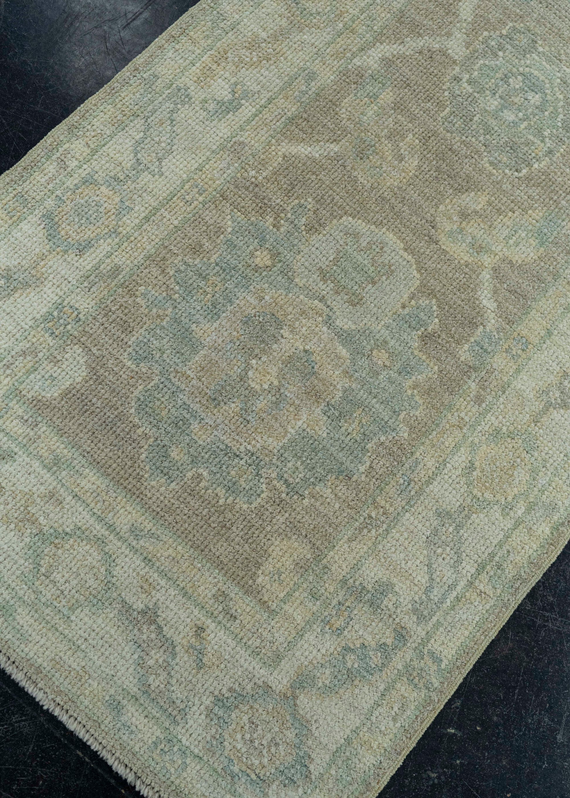 Turkish Oushak Rug 2'2"x 5'2" #19485