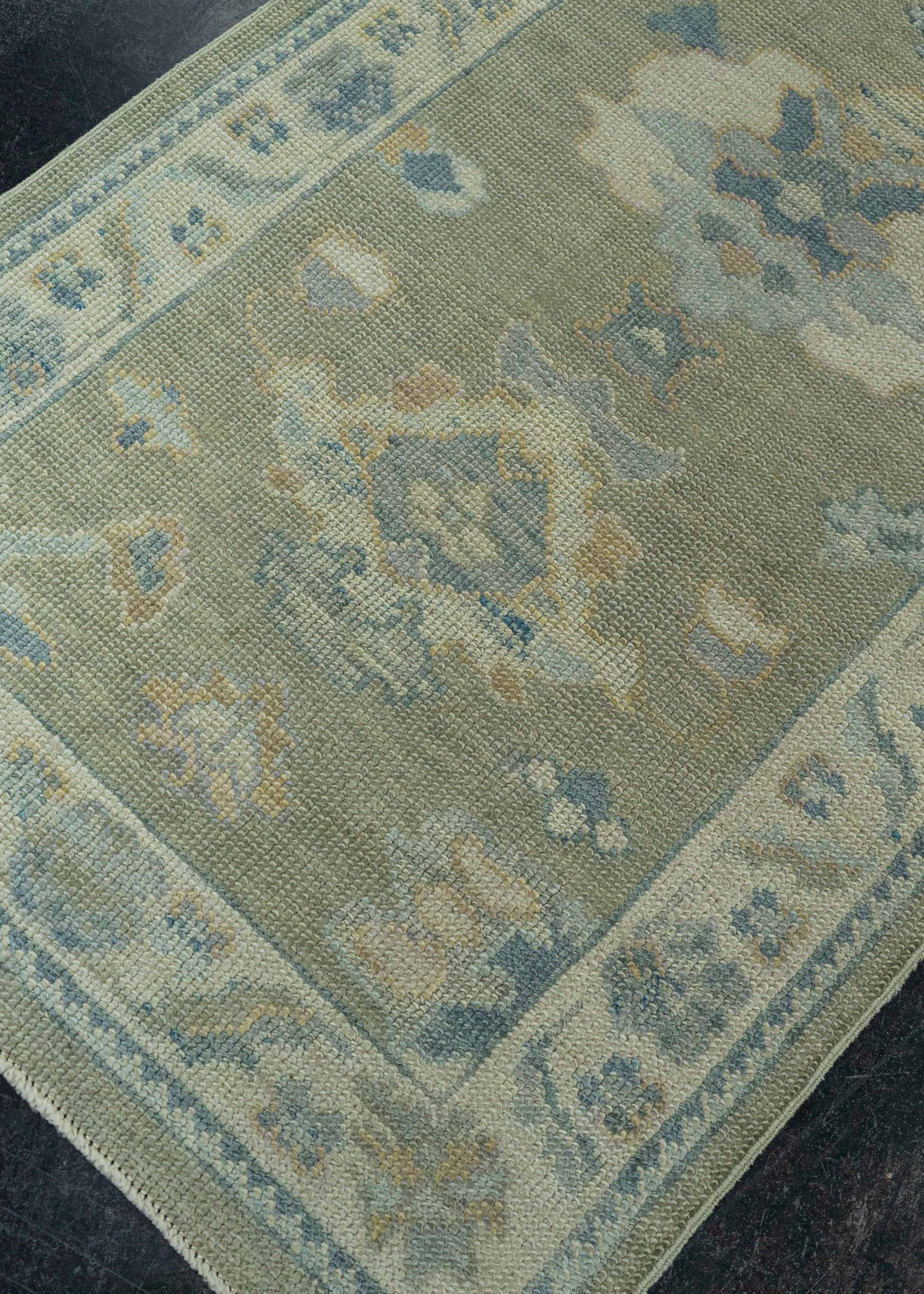 Turkish Oushak Rug  2'8" x 5'9" #19040