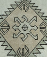 Turkish Vintage Rug  2'6" x 3'5" #20672