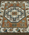 Turkish Vintage Square Rug  3' x 3'6" #20564