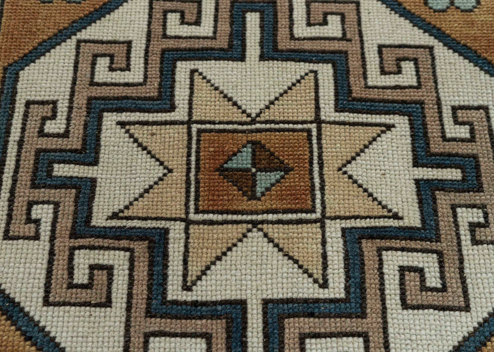 Turkish Vintage Square Rug  3' x 3'6" #20564