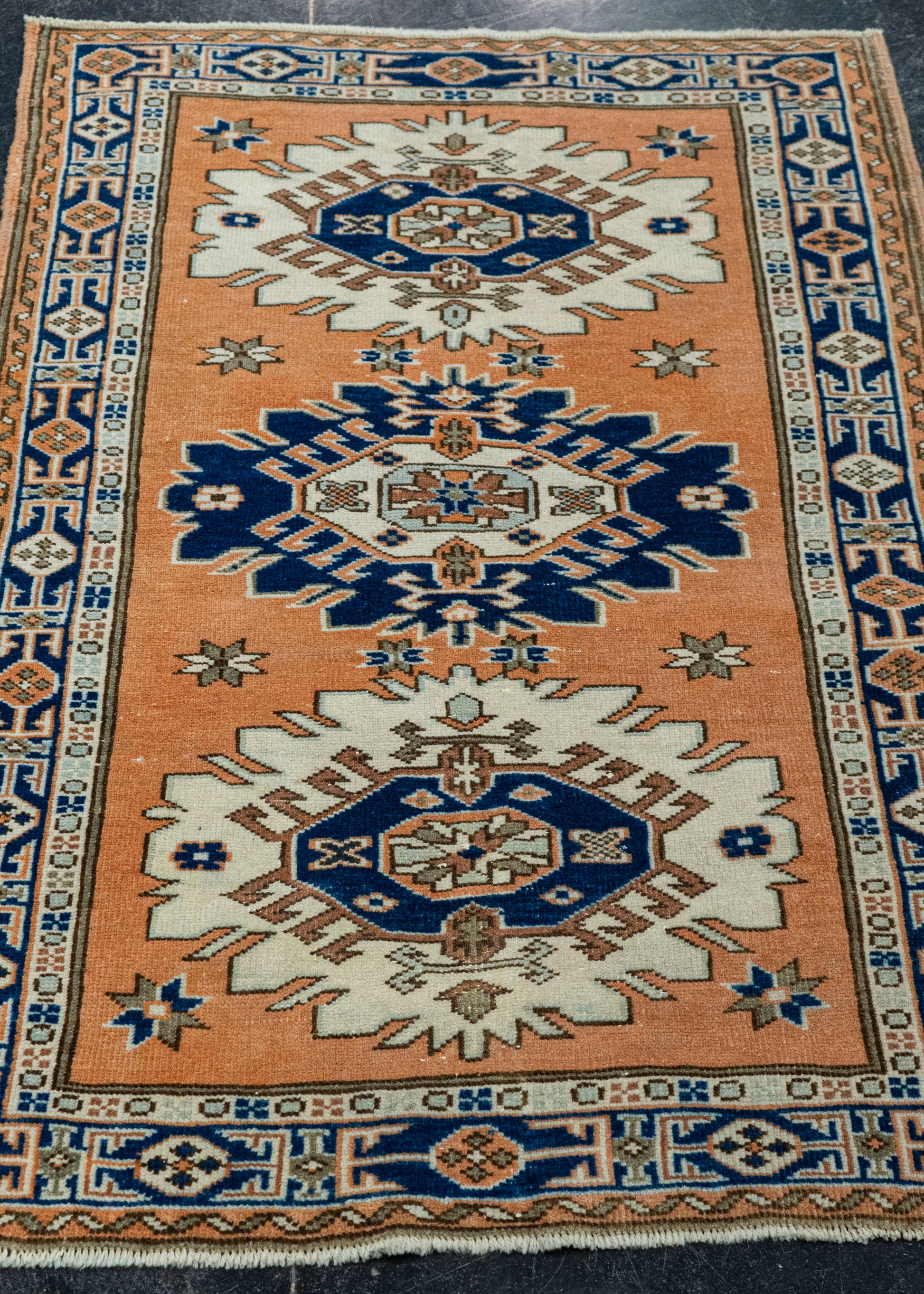 Turkish Vintage Rug  2'8" x 4' #20566