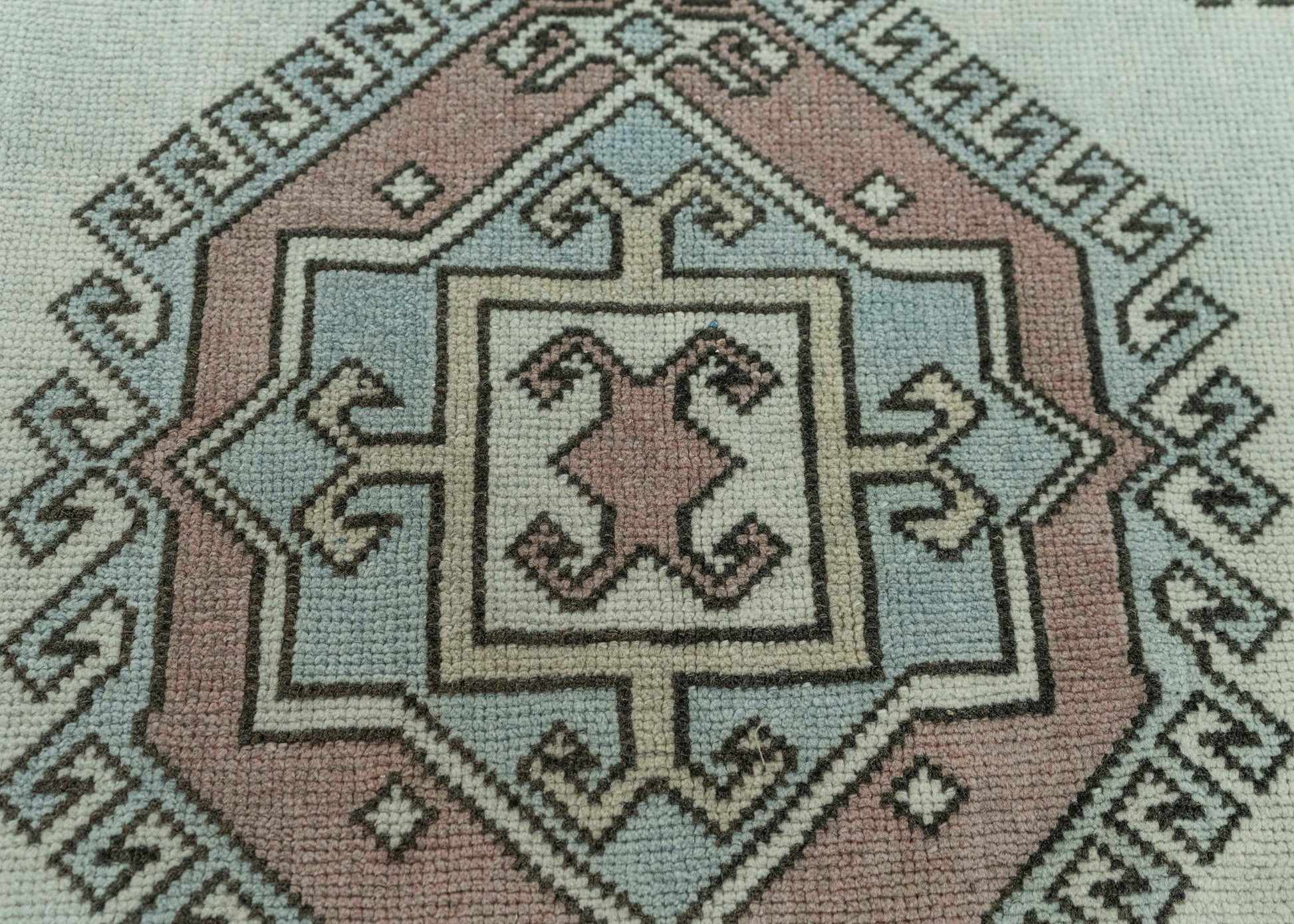 Turkish Vintage Square Rug  4' x 3'8" #20673
