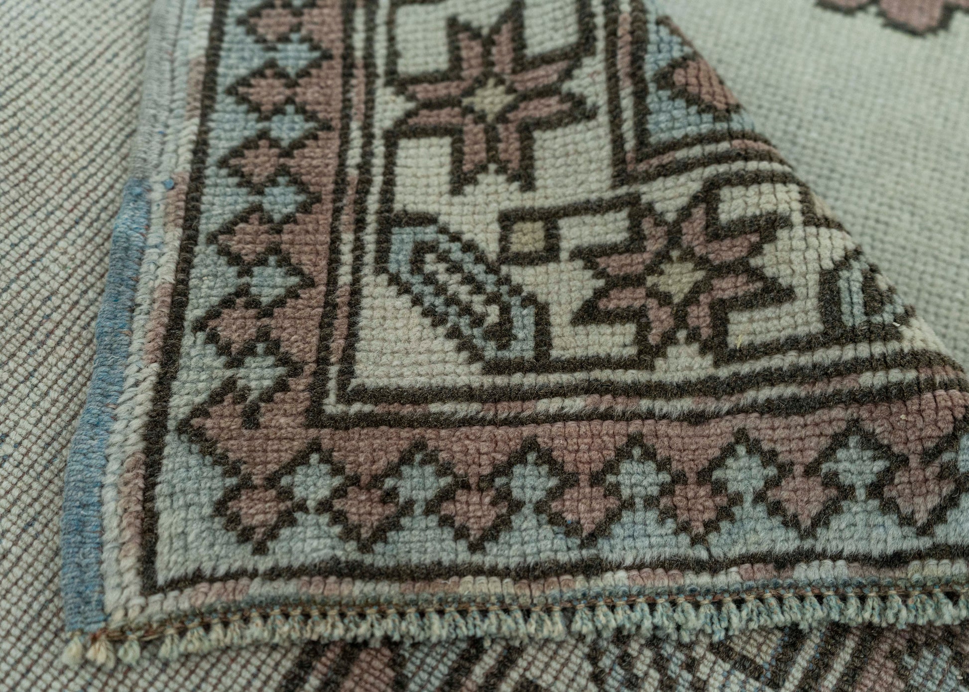 Turkish Vintage Square Rug  4' x 3'8" #20673