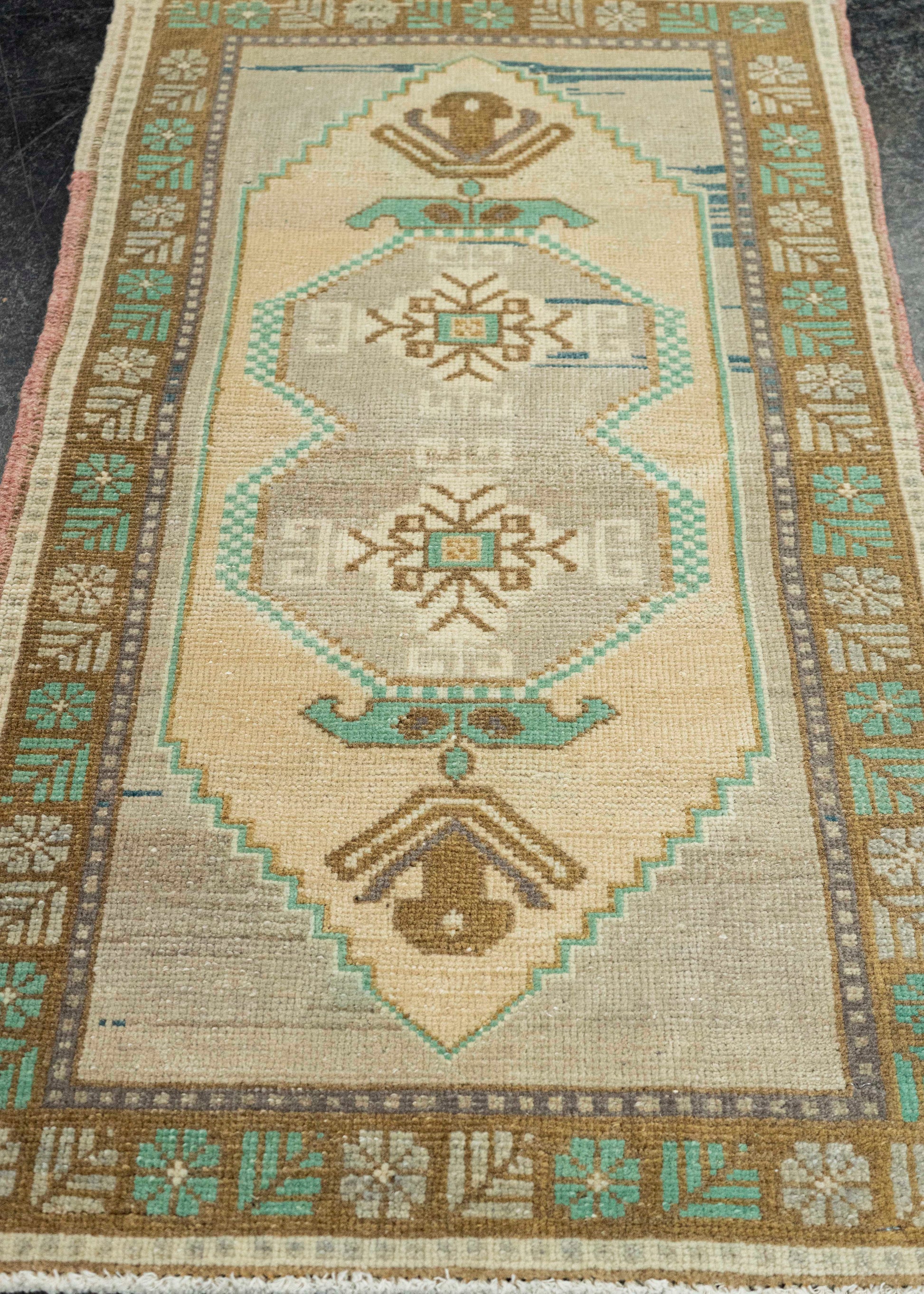 Turkish Yastik Rug  1'10" x  3'1" #22523