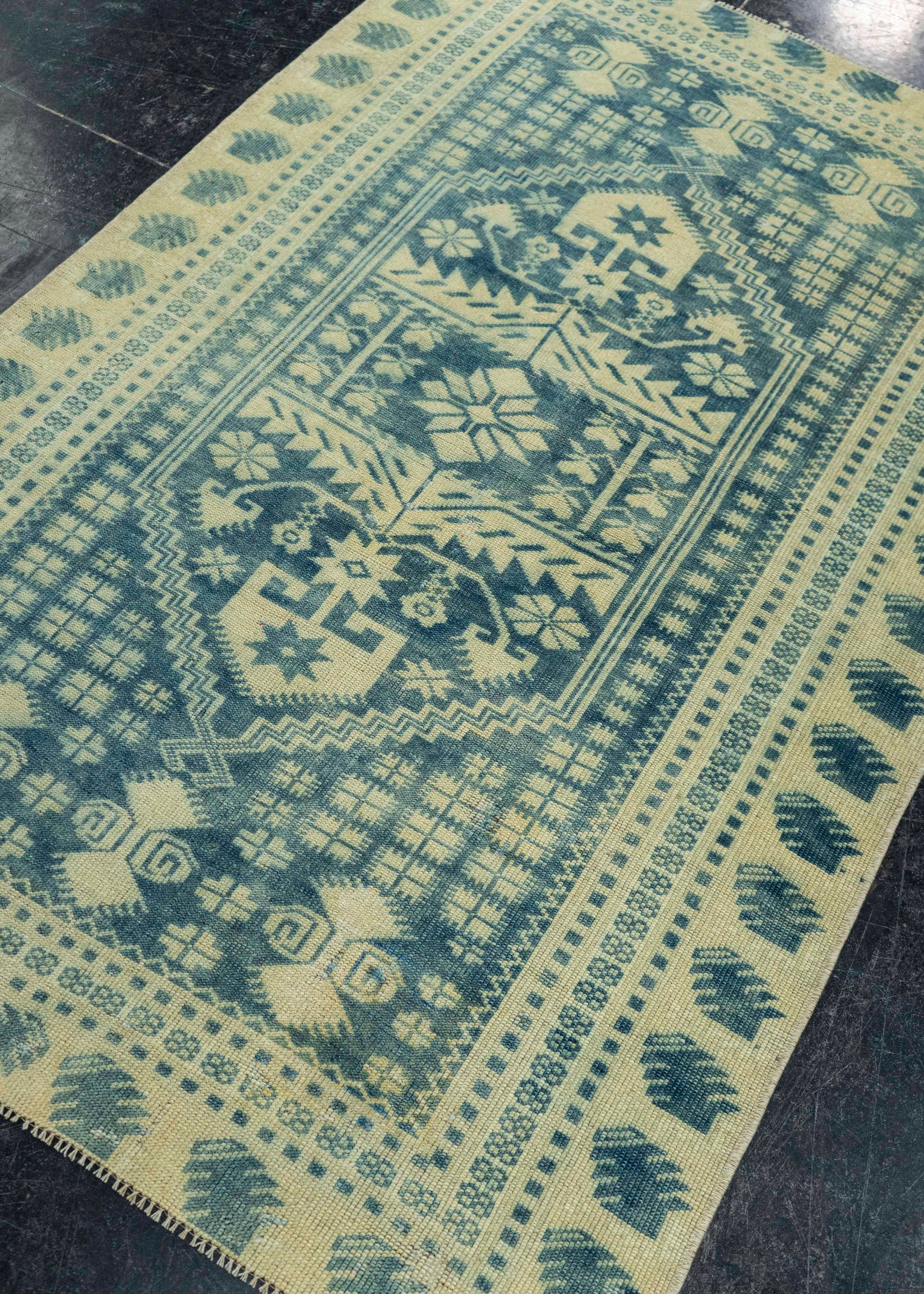 Turkish Vintage Rug  3'5" x 5'3" #20706