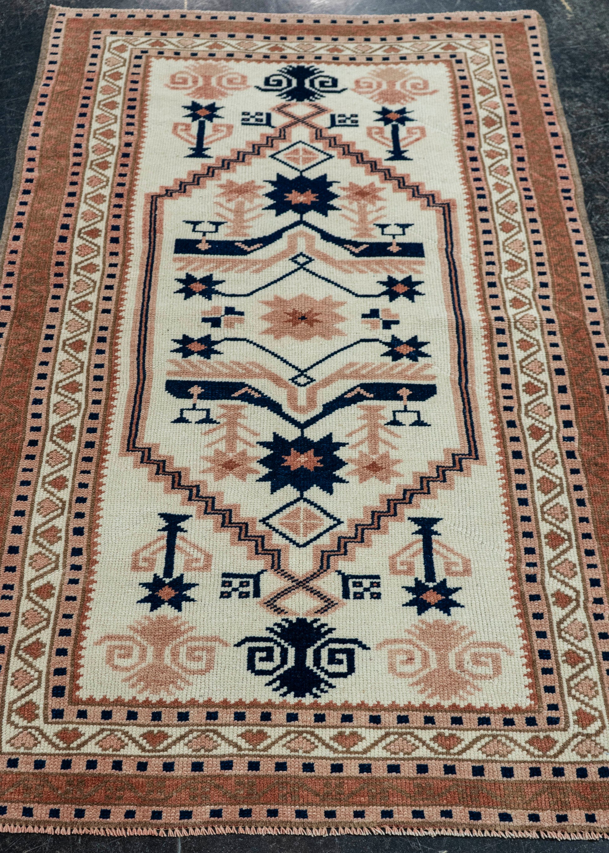 Turkish Vintage Rug  2'8" x 4'5" #20692