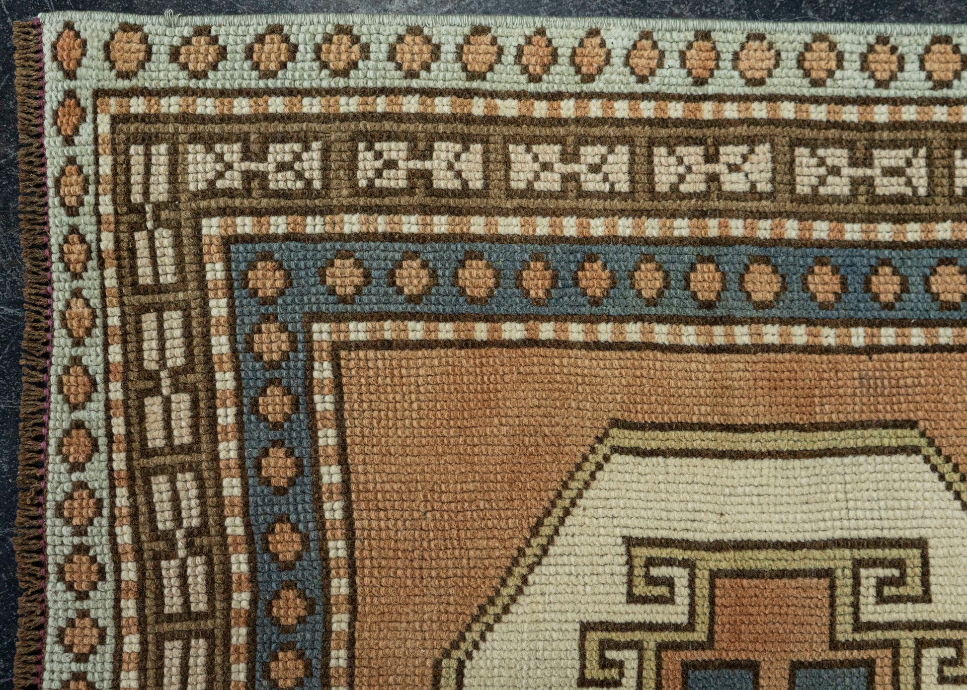 Turkish Vintage Rug  3'6" x 5'7" #20556