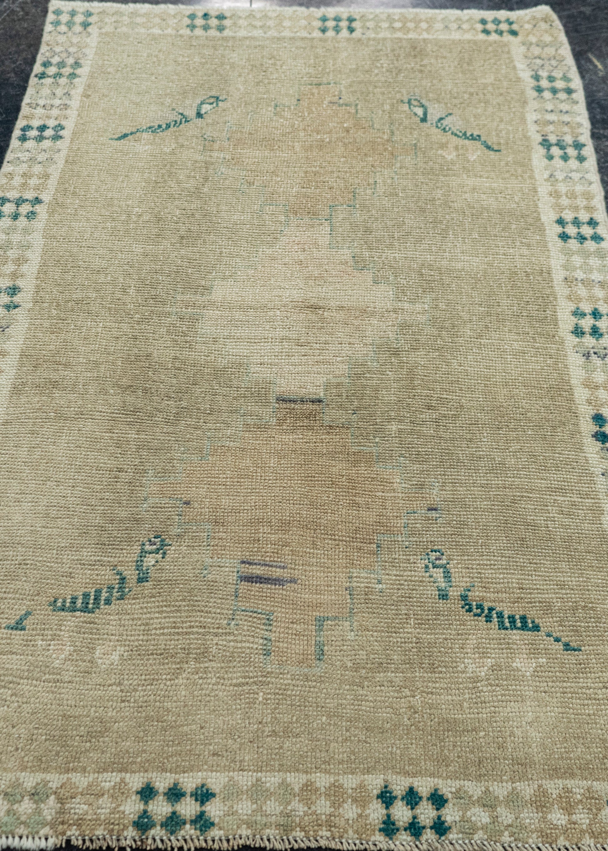 Turkish Vintage Rug 3'1" x 5'8" #19807