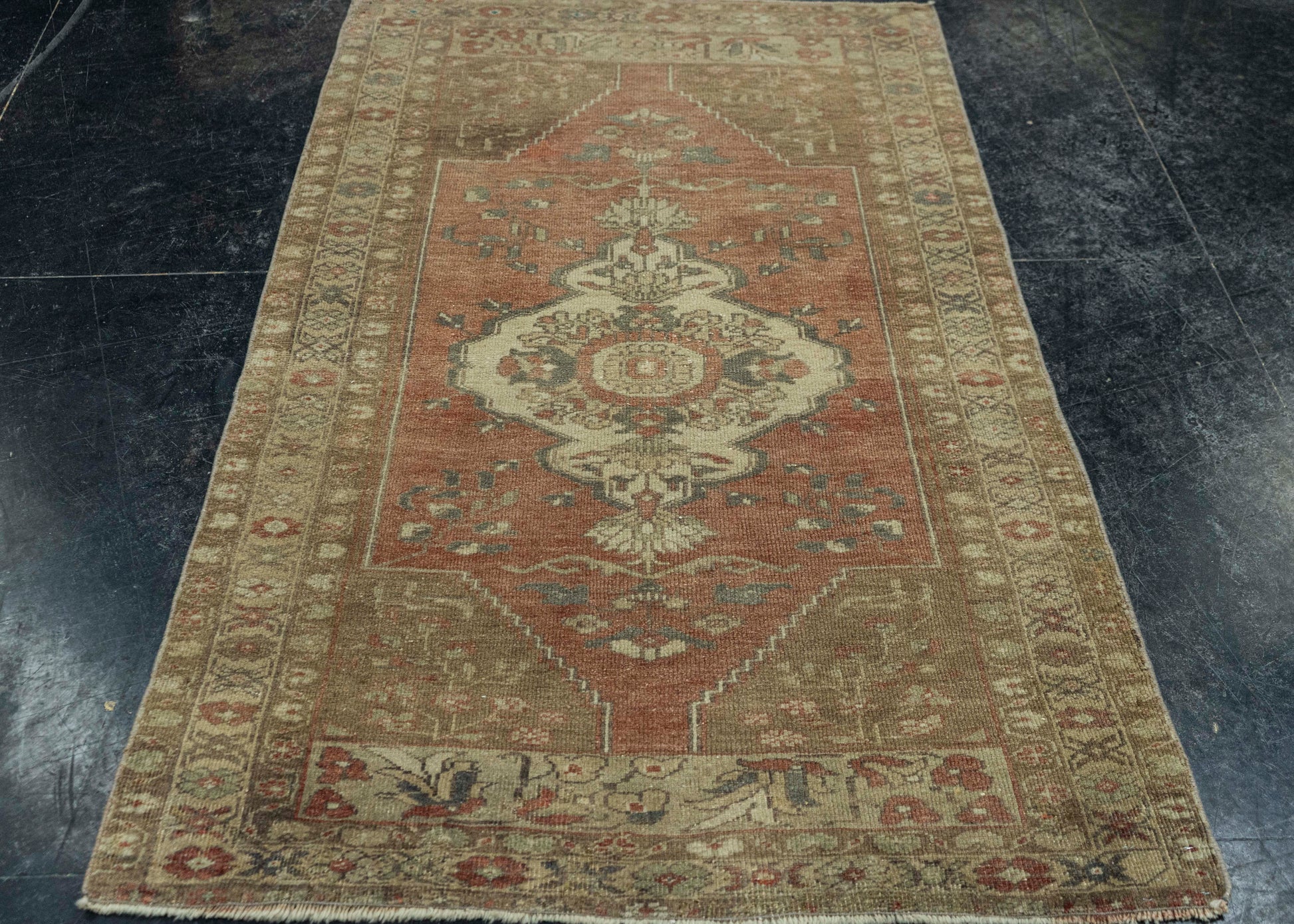 Turkish Vintage Rug 3'5" x 5'8" #19826