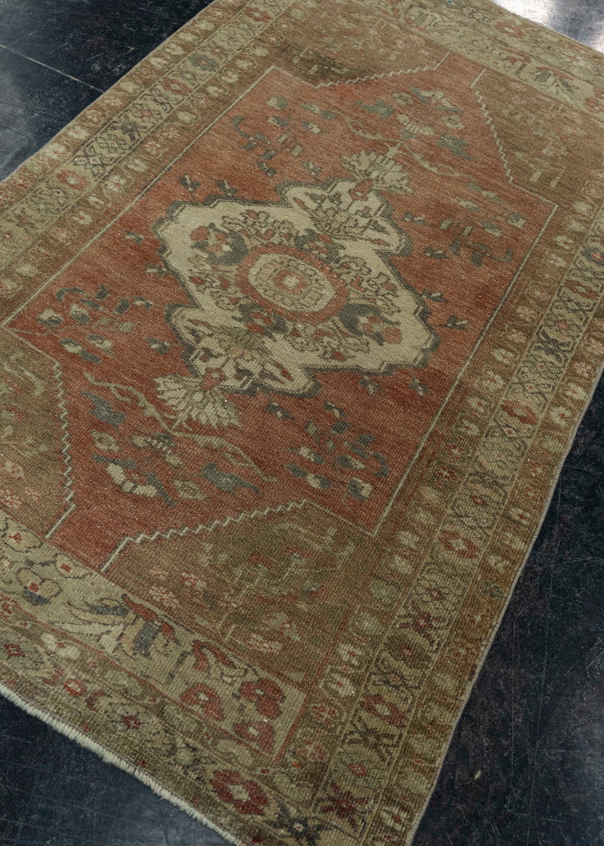 Turkish Vintage Rug 3'5" x 5'8" #19826