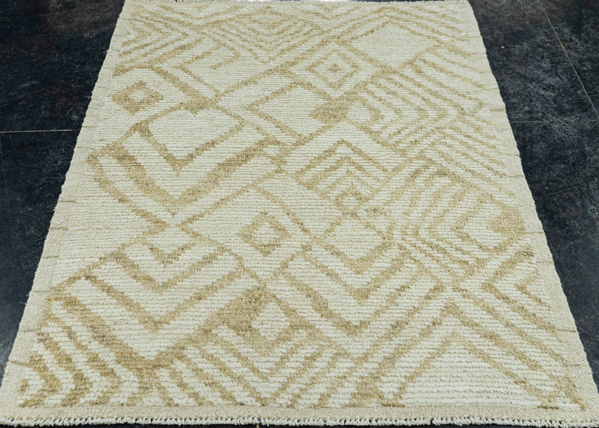 Turkish Tulu Handmade Rug  3'8" x 4'10" #20507