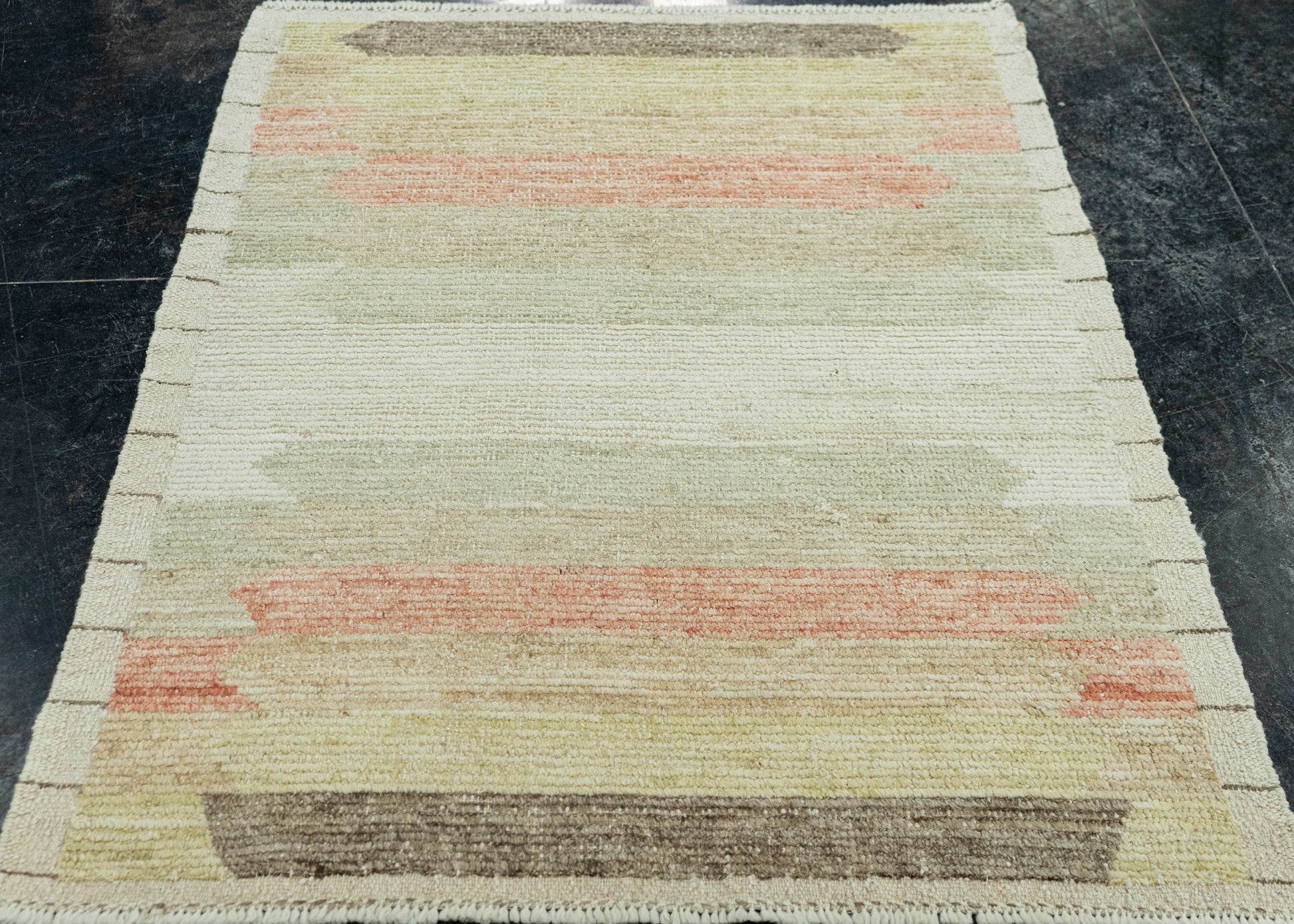 Turkish Tulu Handmade Rug  3'10" x 4'10" #20530