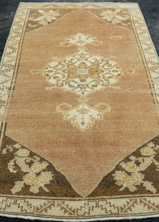 Turkish Vintage Rug  3'8" x 7'2" #20531