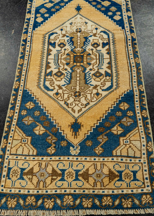 Turkish Yastik Rug  1'8" x  4'0" #22603