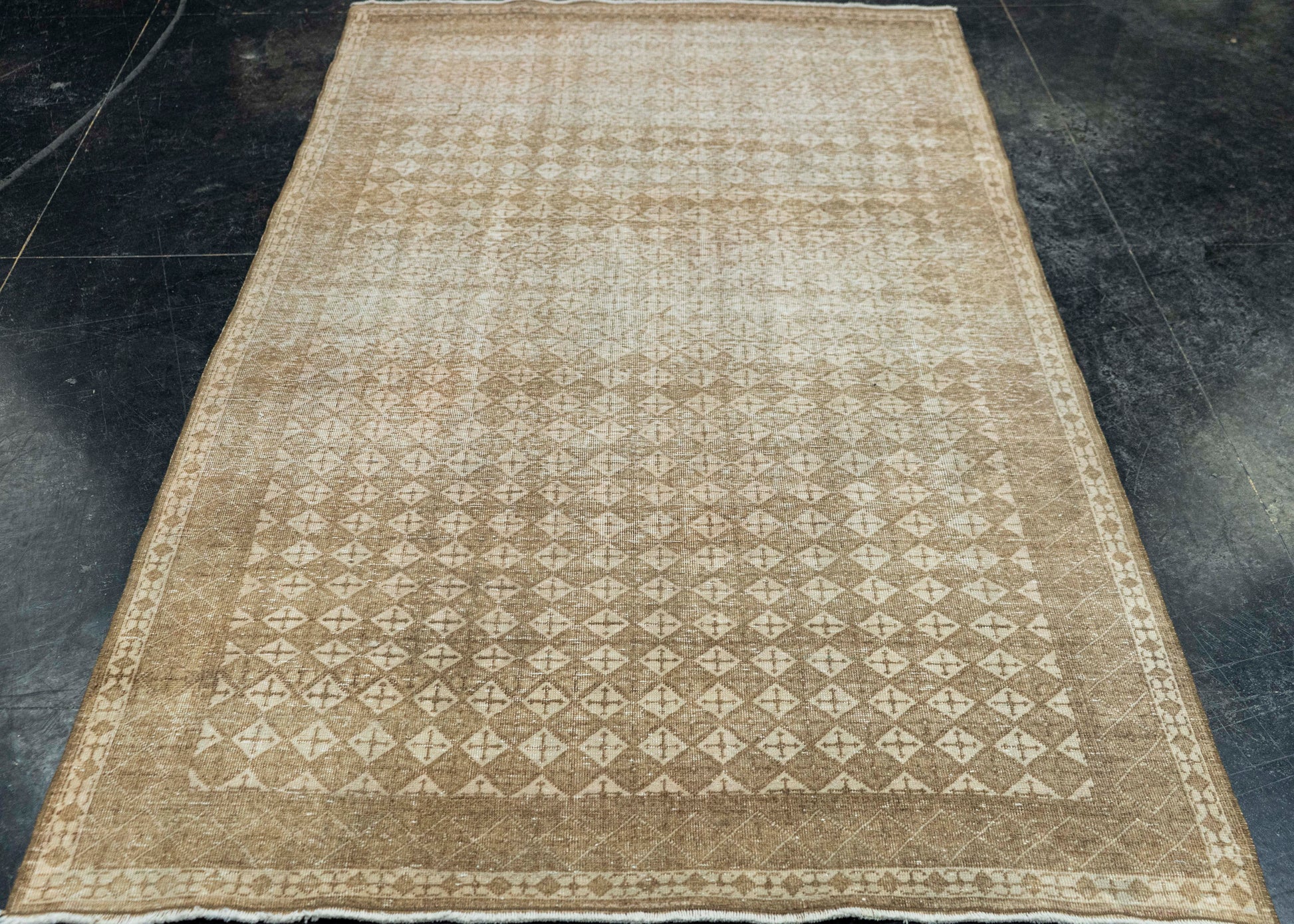 Turkish Vintage Rug 4'2" x 7' #19805