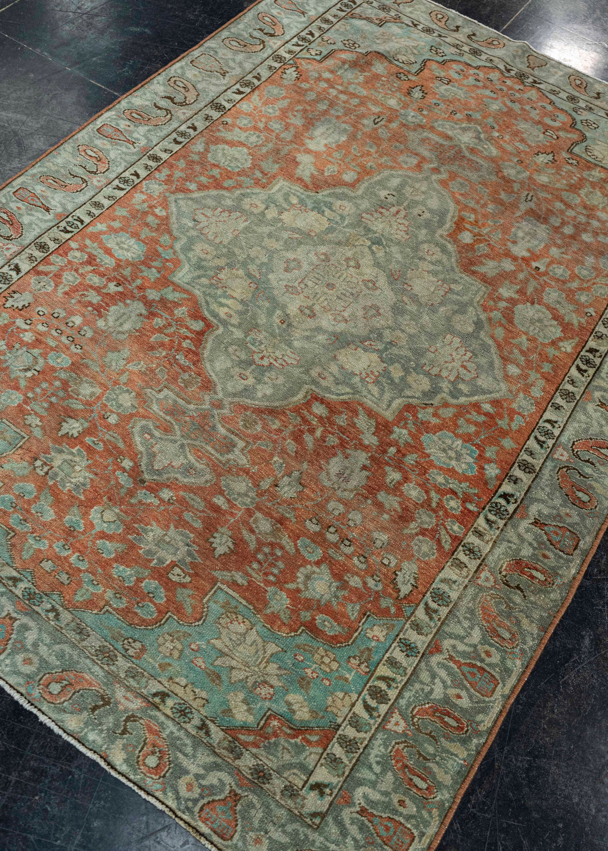 Turkish Vintage Rug  4' x 5'10" #20688