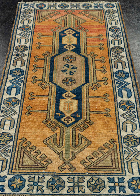 Turkish Yastik Rug  1'11" x  3'4" #22553
