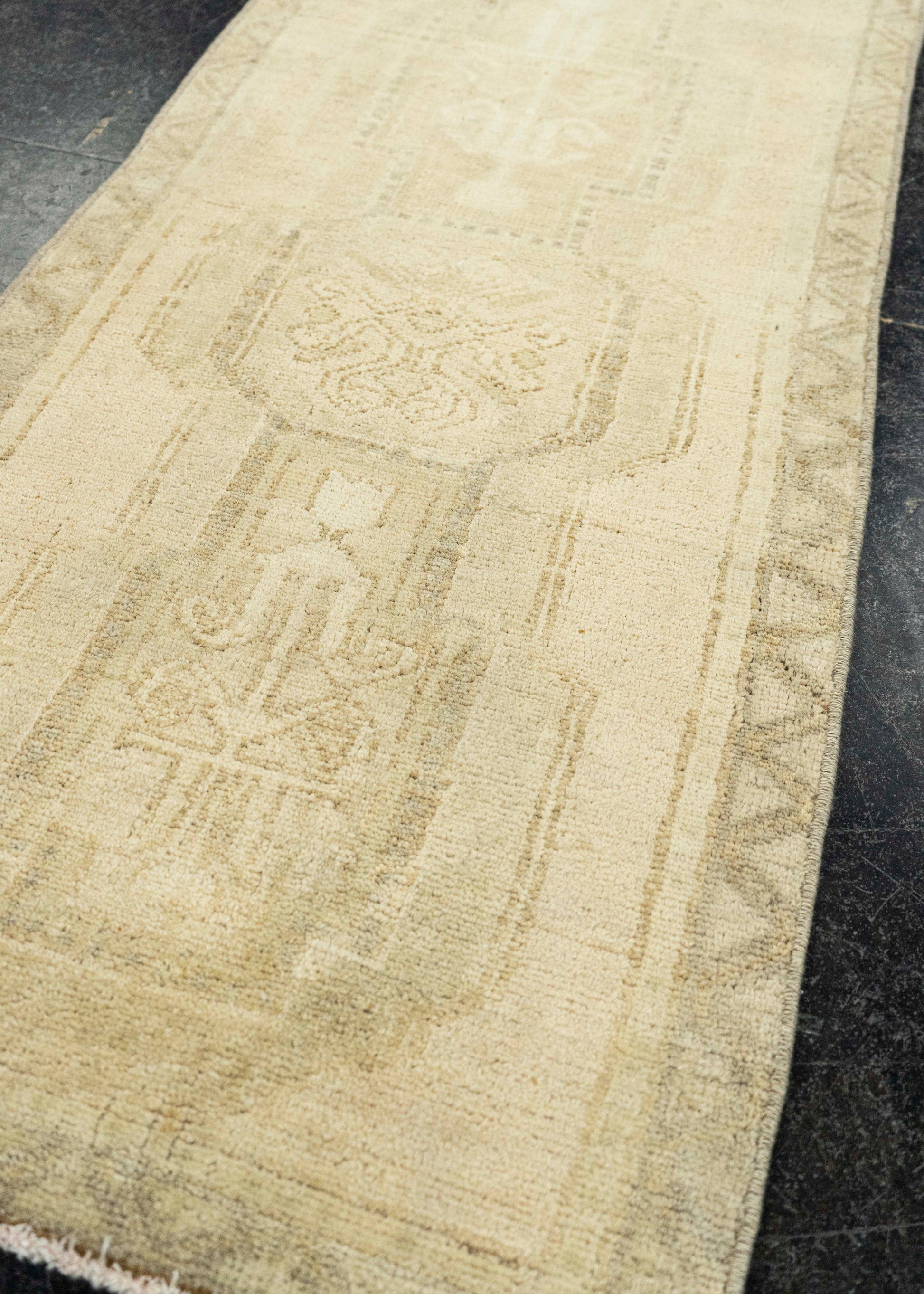Turkish Mini Rug Oriental Hand Knotted Vintage Rug  1'8" x  3'5" #22096