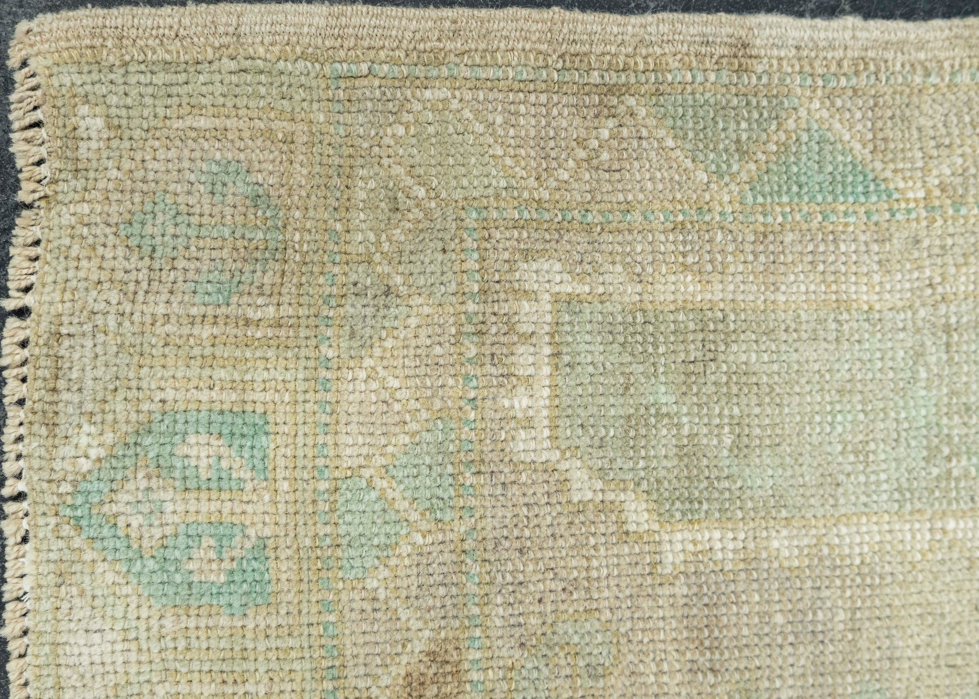 Turkish Mini Rug Oriental Hand Knotted Vintage Rug 1'9" x 3'11" #21013