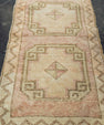 Turkish Mini Rug Oriental Hand Knotted Vintage Rug 1'9" x 3'1" #21290