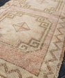 Turkish Mini Rug Oriental Hand Knotted Vintage Rug 1'9" x 3'1" #21290
