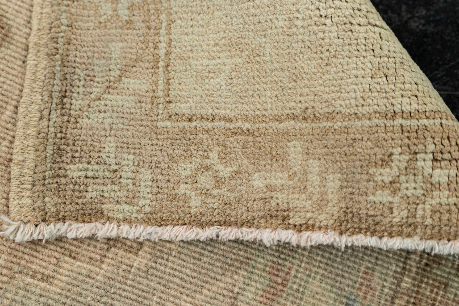 Turkish Mini Rug Oriental Hand Knotted Vintage Rug  1'7" x  3' #22070
