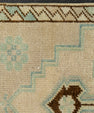 Turkish Mini Rug Oriental Hand Knotted Vintage Rug 1'6" x 3' #21291