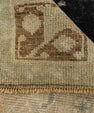 Turkish Mini Rug Oriental Hand Knotted Vintage Rug  1'8" x  2'11" #22007