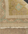 Turkish Mini Rug Oriental Hand Knotted Vintage Rug 1'8" x 3'7" #21036