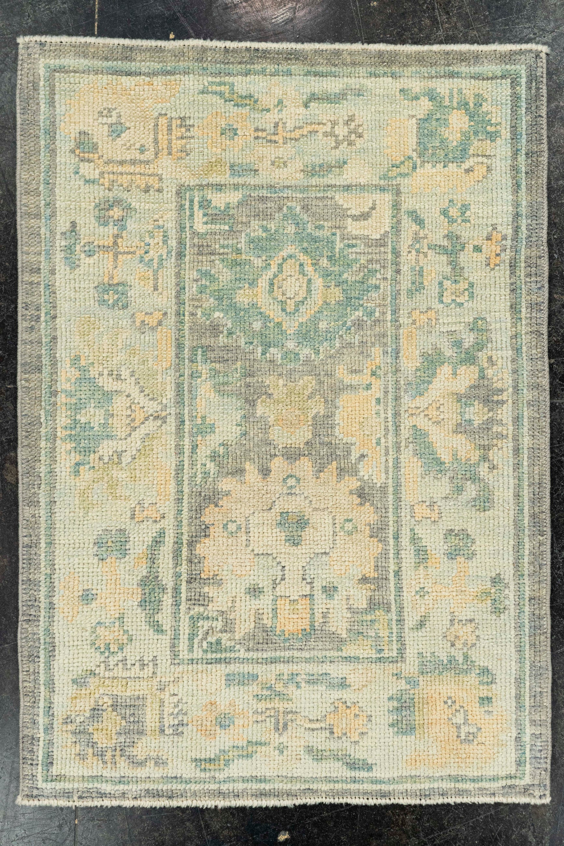 Turkish Oushak Rug 2'3" x 3'1" #22189