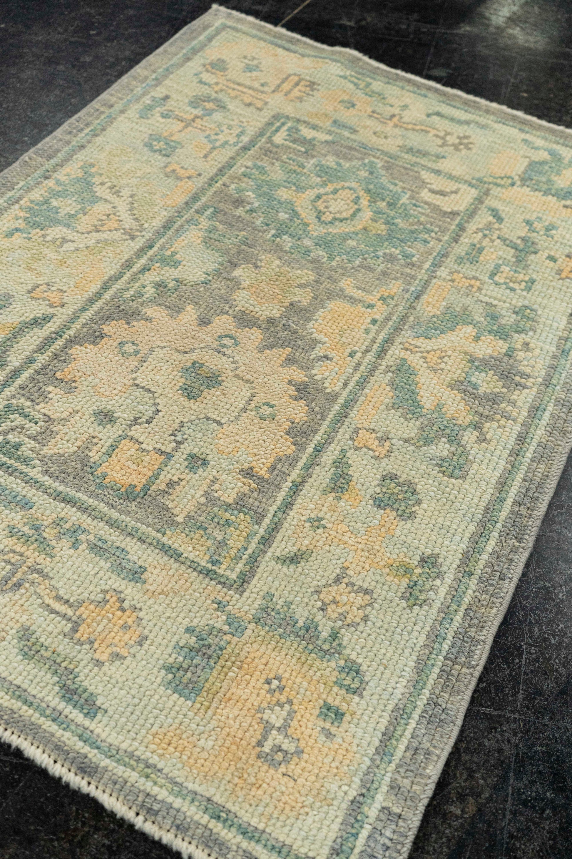 Turkish Oushak Rug 2'3" x 3'1" #22189