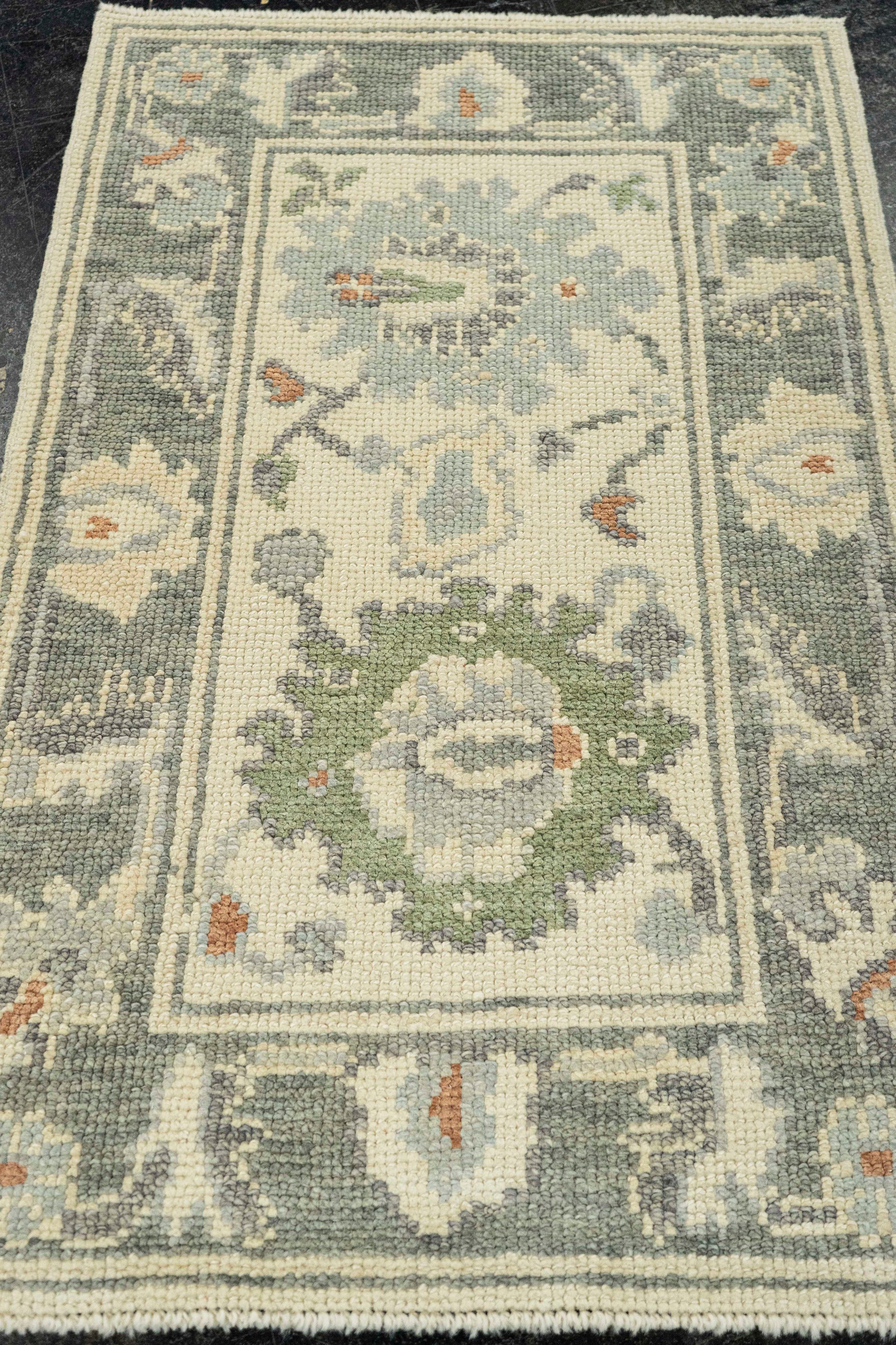Turkish Oushak Rug 2' x 3'2" #22170