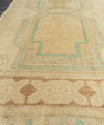 Turkish Mini Rug Oriental Hand Knotted Vintage Rug 1'6" x 3'6" #21207