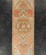 Turkish Mini Rug Oriental Hand Knotted Vintage Rug 1'3" x 3'7" #21295