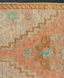 Turkish Mini Rug Oriental Hand Knotted Vintage Rug 1'3" x 3'7" #21295