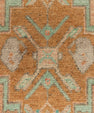 Turkish Mini Rug Oriental Hand Knotted Vintage Rug 1'3" x 3'7" #21295