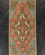 Turkish Mini Rug Oriental Hand Knotted Vintage Rug 1'5" x 2'11" #21294