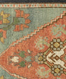 Turkish Mini Rug Oriental Hand Knotted Vintage Rug 1'5" x 2'11" #21294