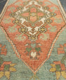 Turkish Mini Rug Oriental Hand Knotted Vintage Rug 1'5" x 2'11" #21294