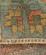 Turkish Mini Rug Oriental Hand Knotted Vintage Rug 1'5" x 2'11" #21294